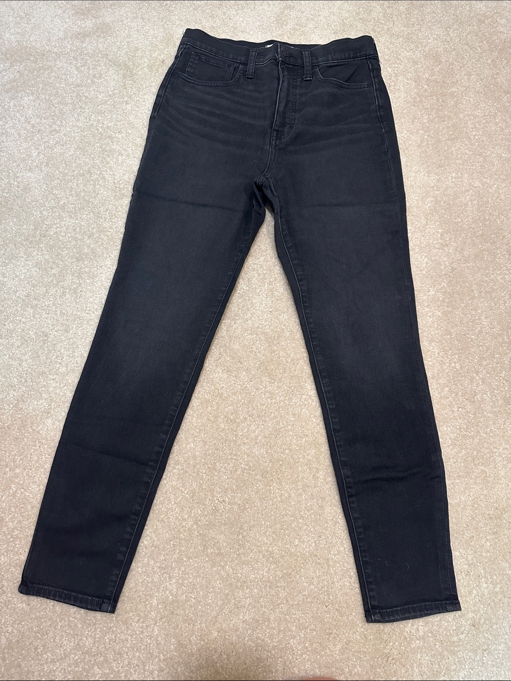 Madewell Black Skinny High-Rise Jeans - Classic Black
